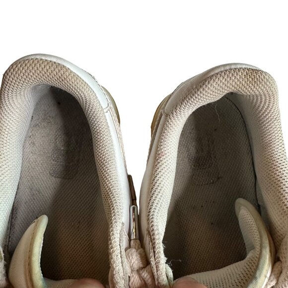 Nike Air Force 1 307109-116 Women's White Leather Sneaker Shoes Size 7.5 - Picture 5 of 7